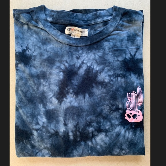 Other - H&M Coachella special edition blue tye dye tee